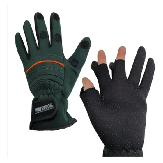 Guantes Neoprene 3mm Waterdog Dedos Desmontables Para Pesca