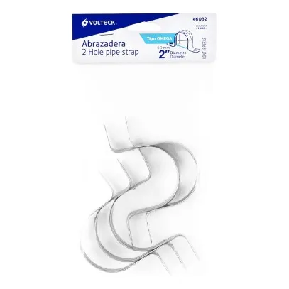 Abrazaderas 2 Tipo Omega Para Tubo, Volteck