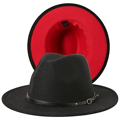 2 Sombreros Panamá De Dos Tonos De Ala Ancha Para Mujer