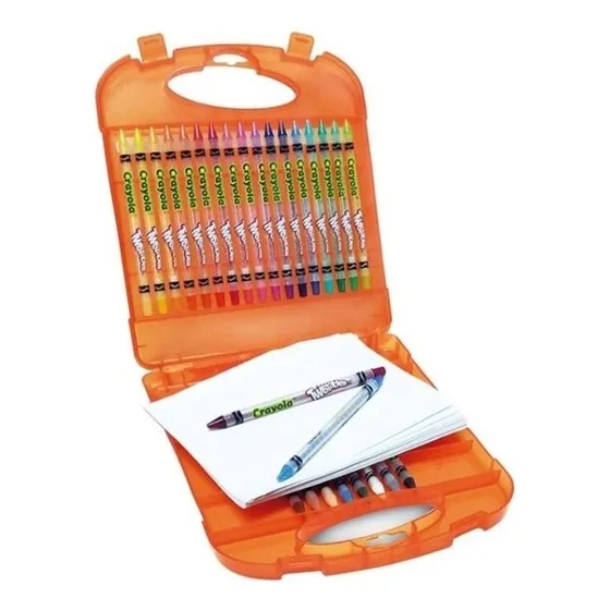 Set De Dibujo Crayola Maleta 25 Colores + 40 Hojas 20x15
