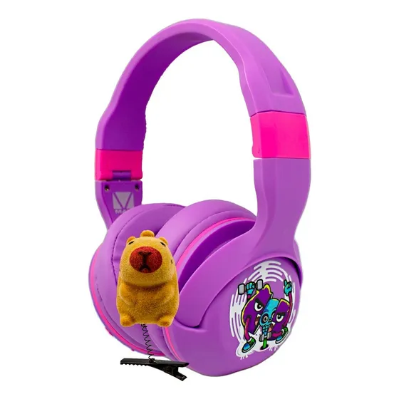 Audifonos + Capibara Regalo Diadema Bluetooth Inalambricos