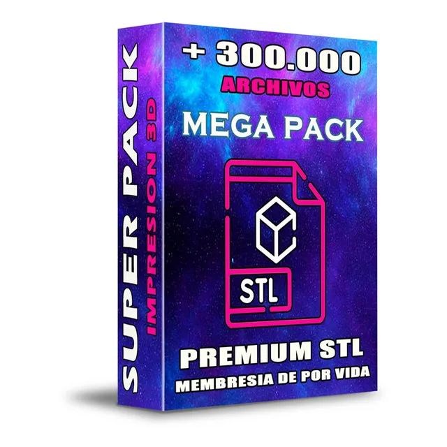 Stl Pack Premium, Actualizables, Stl Archivos Mega Pack