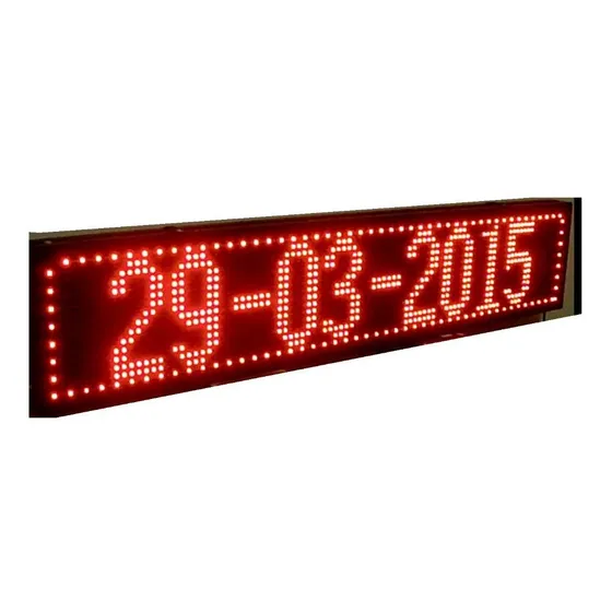 Cartel Led Programable - Información Pasante