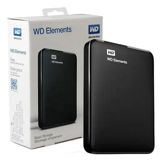 externo Western Digital WD Elements Portable WDBU6Y0020BBK 2TB negro | Cuotas sin interés