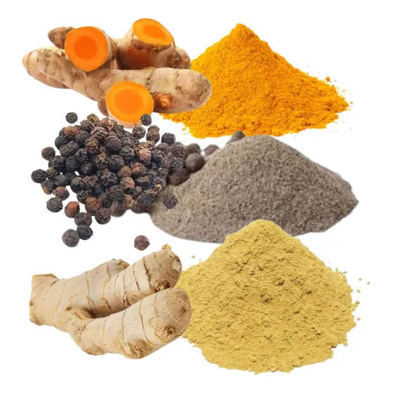 Cúrcuma, Pimienta Negra Y Kion Polvo Con Registro S. 1 Kilo