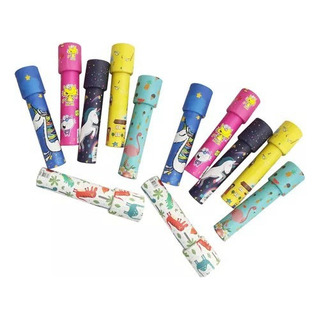 Mrwj 12 Piezas De Caleidoscopio Portátil Clásico De Colores Mrwj 12 Piezas De Caleidoscopio Portátil Clásico De Colores