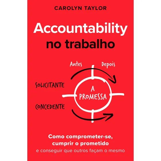 Accountability no trabalho: Como comprometer-se, cumprir o prometido e conseguir que outros façam o mesmo, de Taylor, Carolyn. Editorial Editora Labrador Ltda, capa mole em português, 2021