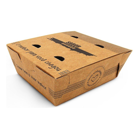 100 Caixa Delivery Porção Fritas Fritura Salgados Tamanho M 100 Caixa Delivery Porção Fritas Fritura Salgados Tamanho M