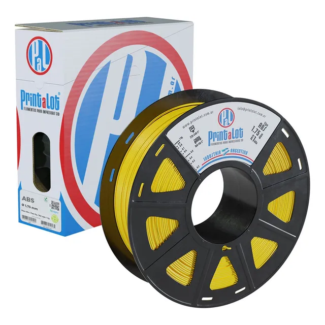Filamento 3D Printalot ABS de 1.75mm y 1kg amarillo