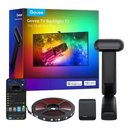 Ambilight Govee T2 Rgb Tv 55 A 65 Dual Camera | Cuotas sin interés