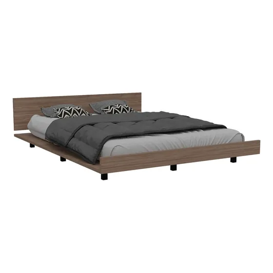 Tu Home Kaia cama doble color marrón