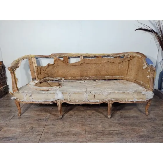 Esqueleto Sillón Antiguo Luis Xv Francés Estructura $200.000