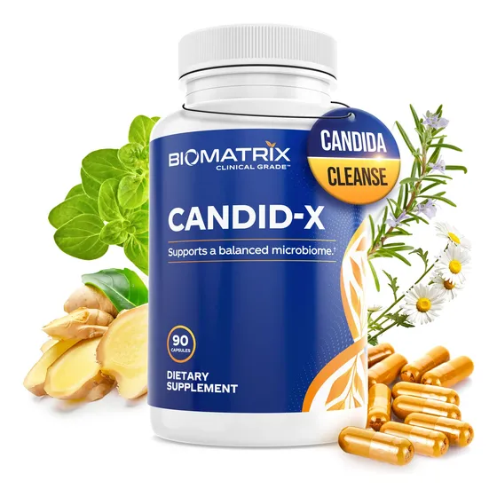 Suplemento Digestivo Biomatrix Candid-x Gut Cleanse 90 Cápsu