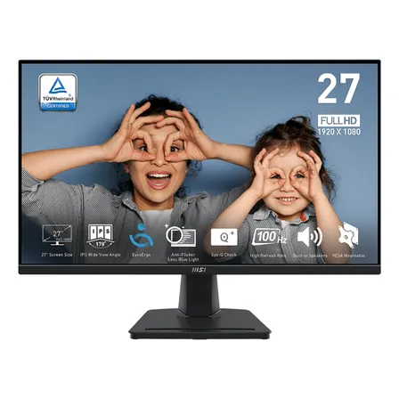 Monitor Msi 27 Fhd 100hz 1ms Cert Tüv Eyesergo Pro Mp275