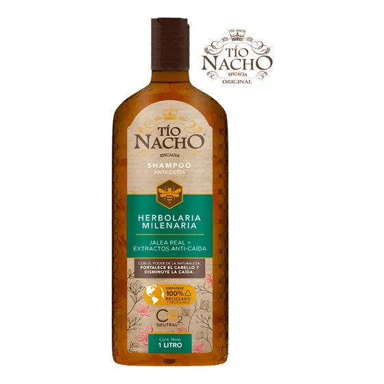 Champu Tio Nacho Herbolaria Milenaria Anticaida 1 Litro
