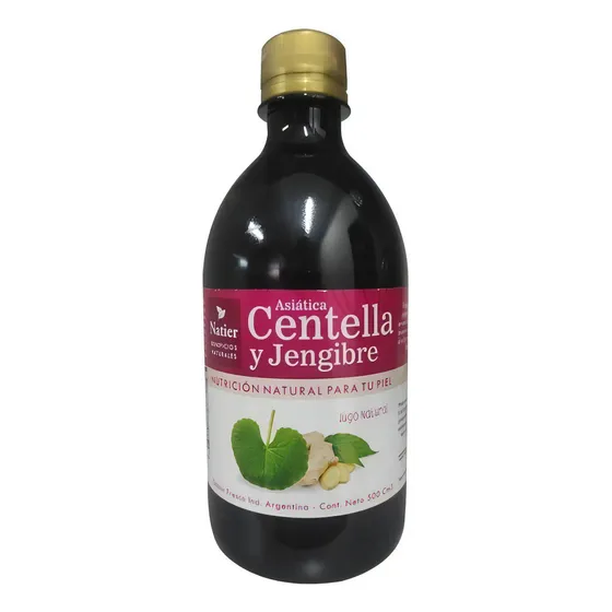Centella Y Jengibre Bebible Nutricion Natural Natier 500ml