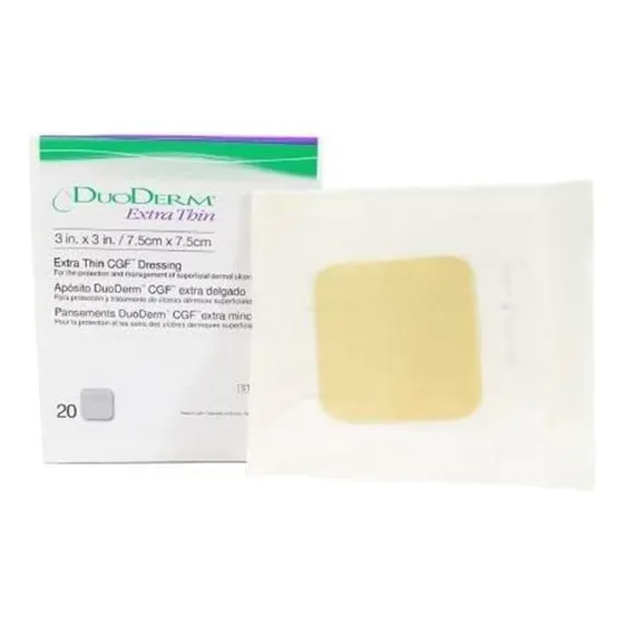 Convatec Duoderm Extra Thin Cgf 3 X 3 Polegadas Caixa Com 20