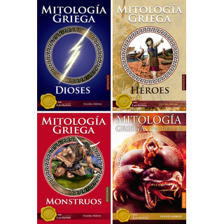 4 Libros Mitología Griega Dioses Héroes Monstruos Tragedias 4 Libros Mitología Griega Dioses Héroes Monstruos Tragedias