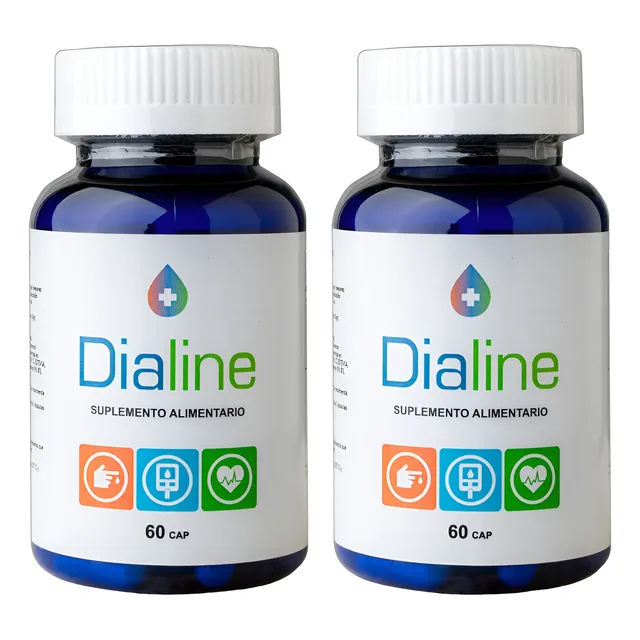 Dialine Premium | 2 Frascos | Cápsulas 60 Unidades