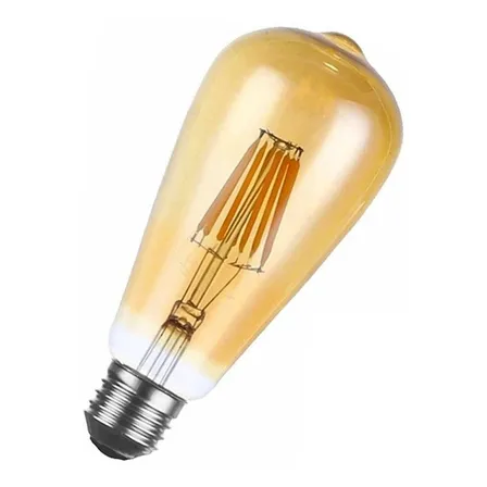 Ampolleta Led Tipo Edison 8 Watts Retro Vintage Color de la luz Cálida