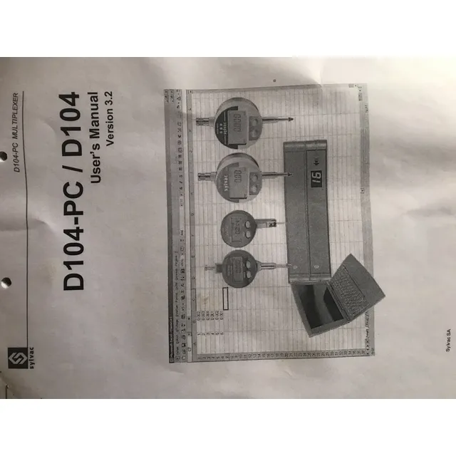 Sistema Electrónico De Datos Sylvac D104-pc