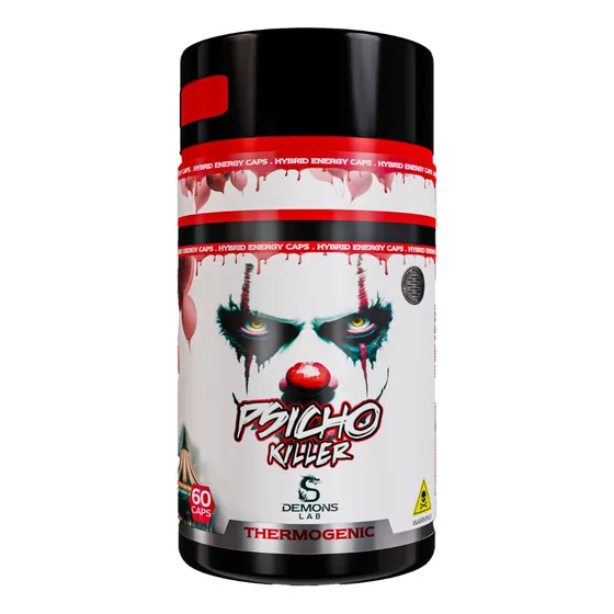 Termogênico Psycho Killer 60 Cápsulas Demons Lab