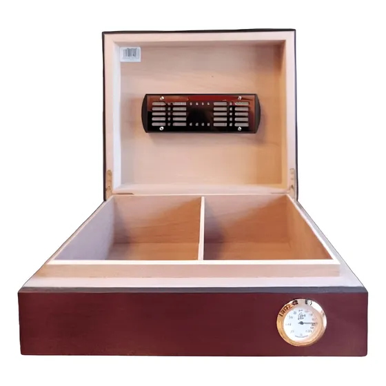 Park Lane Humidor Para 30 Cigarros Color Caoba Inglesa