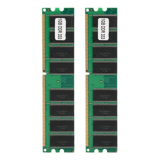 Módulo De Memória De 2 Unidades Desktop Ddr 333mhz Pc-2700 1