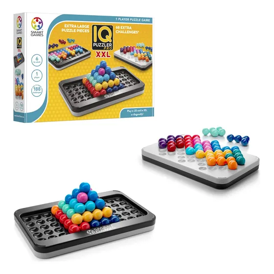 Juego De Rompecabezas Smartgames Iq Puzzler Pro Xxl Con 188
