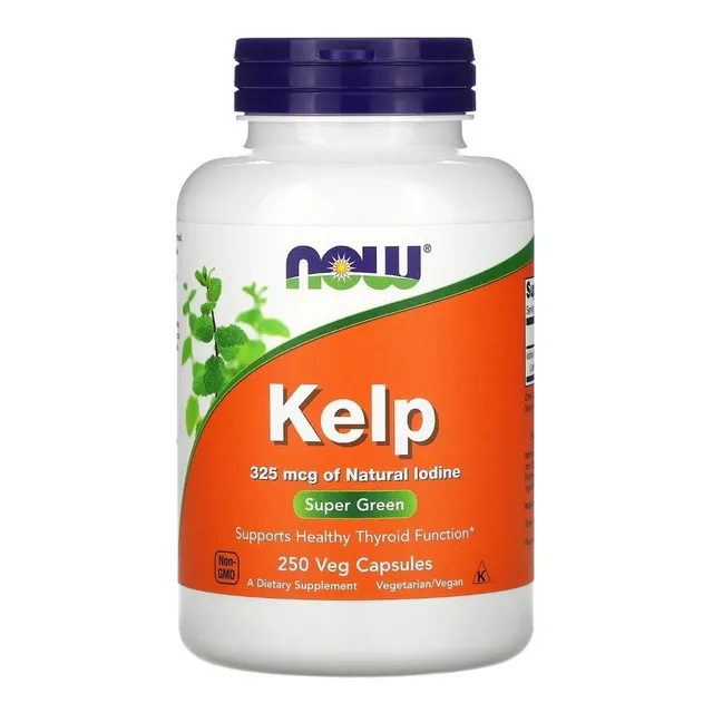 Fuente de lodo de algas marinas, 325 mcg, importado de Now Foods, 250 unidades