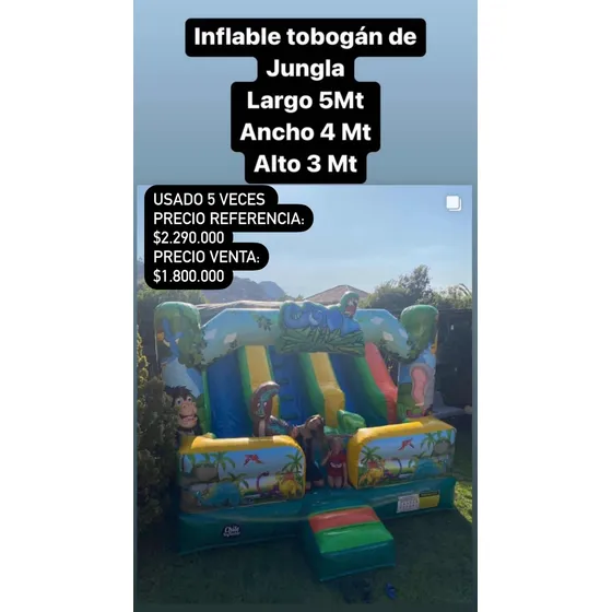 Juego Inflable Jungla
