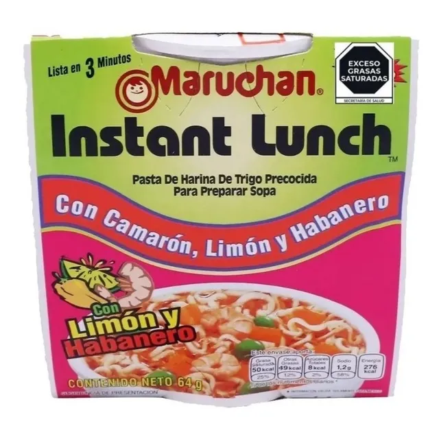 Sopa Instantánea Maruchan 64gr Habanero