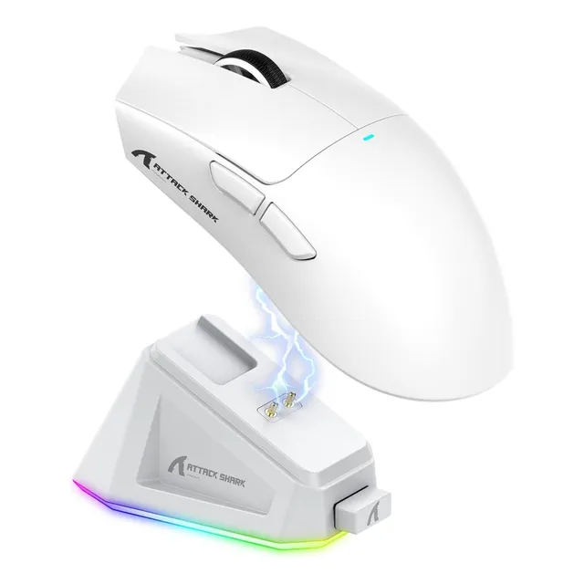 Mouse Bluetooth Inalámbrico Attack Shark X11, Paw3311, Tres