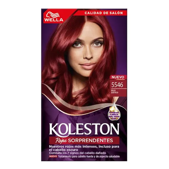 Tinta Koleston Kit 5546 Rojo Exótico