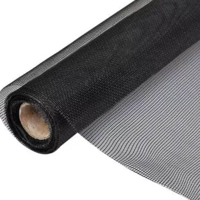 Rollo Malla Tela Mosquitero Fibra De Vidrio 122cm (negra)