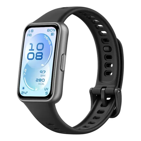 Smartband Huawei Band 11 Plastico Sport Negra con Pantalla AMOLED de 1.62" para Monitoreo de Sueño y Bienestar