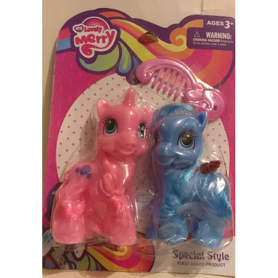Set 2 My Litle Pony Muñeca Frozen Moana Princesa Barbie Niña