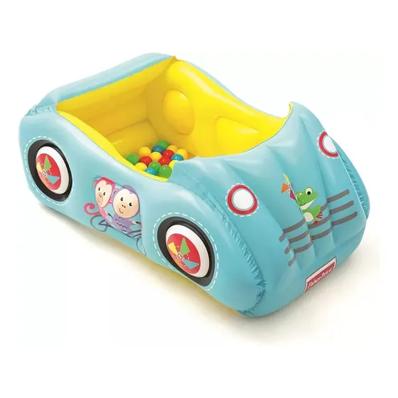 Pelotero Auto Inflable Centro Juego + 25 Pelota Fisher Price