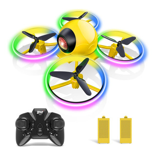 Mini Drone Para Niños Con Luz Led Y Acrobacias Mini Drone Para Niños Con Luz Led Y Acrobacias