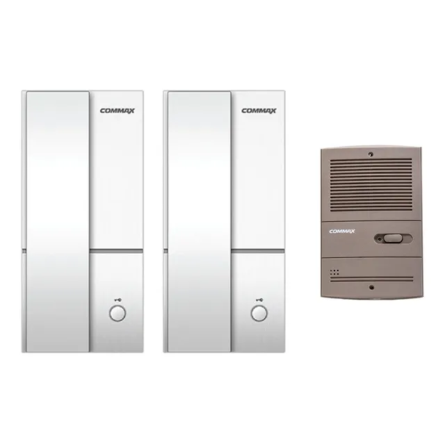 Portero Commax Dp 101 Frente De Embutir  Y 2 Telefonos