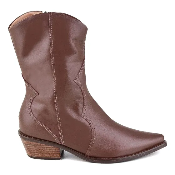 Bota Casual De Cuero Usaflex Gretel