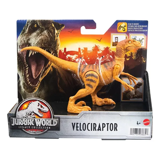 Figura Velociraptor Articulada Mattel Dinosaurio.