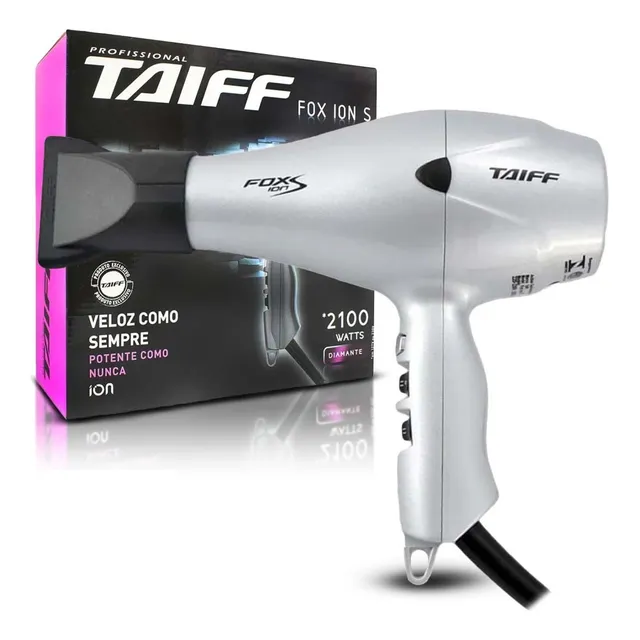 Secador De Cabelo Taiff Fox Ion S Profissional 2100w