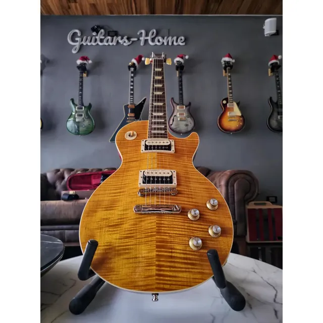 Guitarra Gibson Les Paul Standard Slash Appetite Burst Diestro Amber Burst Palo De Rosa