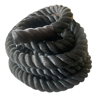 Corda Naval Preta 40 Mm 7 Mts Treino / Funcional / Academia Corda Naval Preta 40 Mm 7 Mts Treino / Funcional / Academia