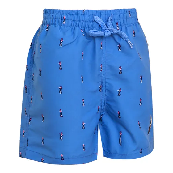 Topper Short-short De Baño Slim Boys Azure Blue Hawai