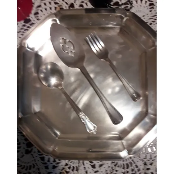 Bandejas Baño De Plata O Alpaca Oneida Para Servir  