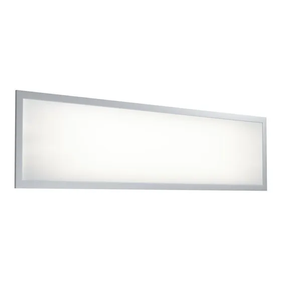 Painel Retangular Led 120x30 48w Embutir Slim Branco Frio