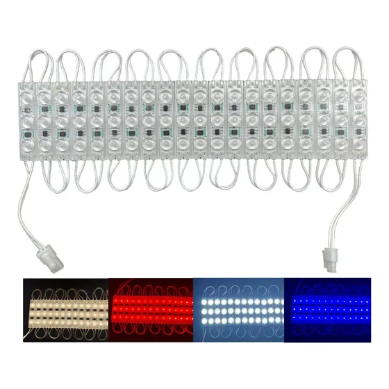 20 Módulo De Led Impermeable 110vca Tiras De Luces Led