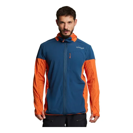 Polerón Hoodie Hombre Spyder Azul